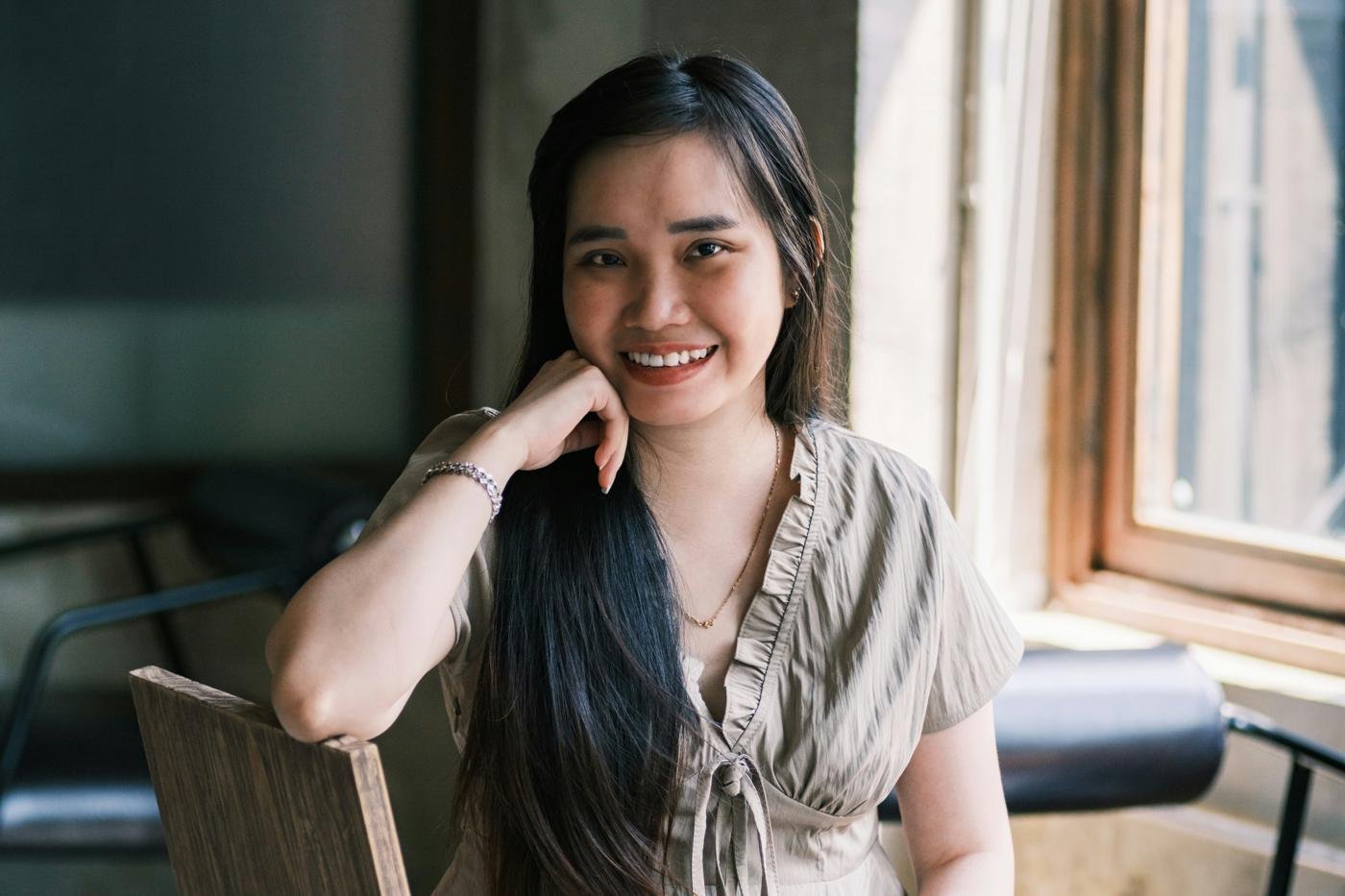 Smiling woman